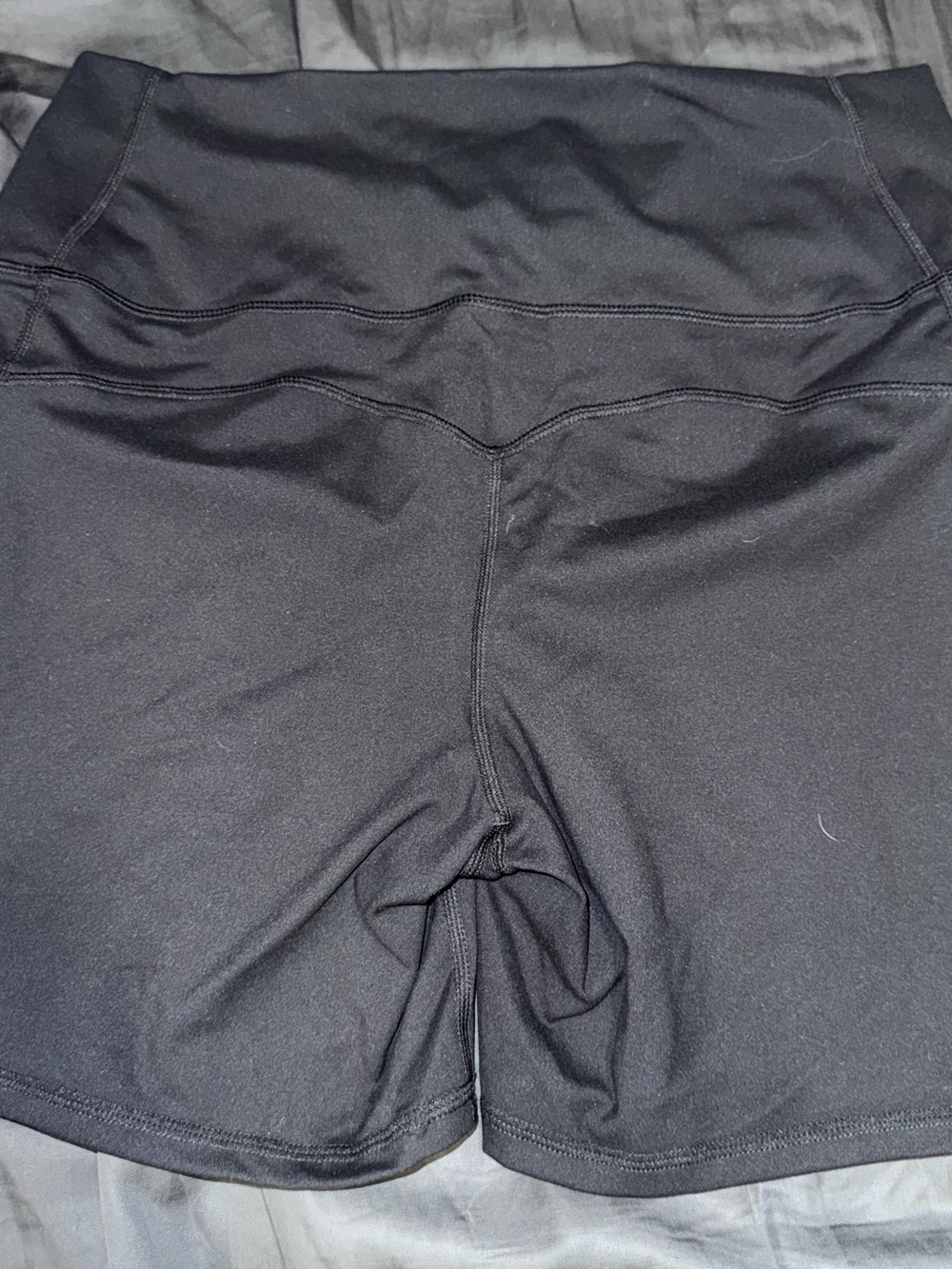 Fabletics Black High-Rise Bike Shorts